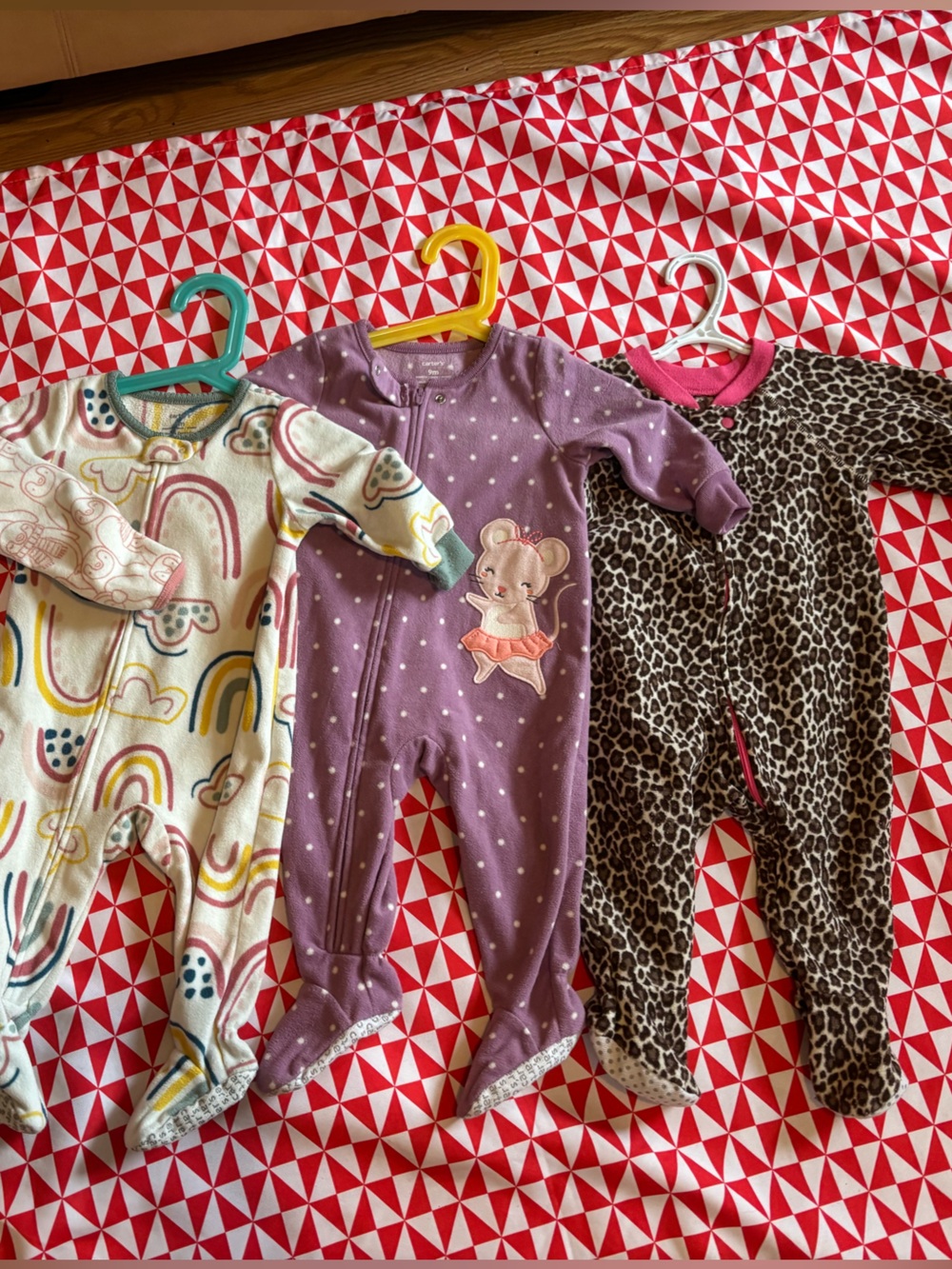 6/9 month fleece winter sleepers